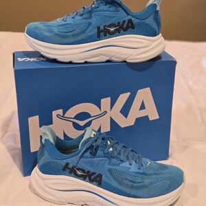 Hoka One One Blue Athletic Running Shoes